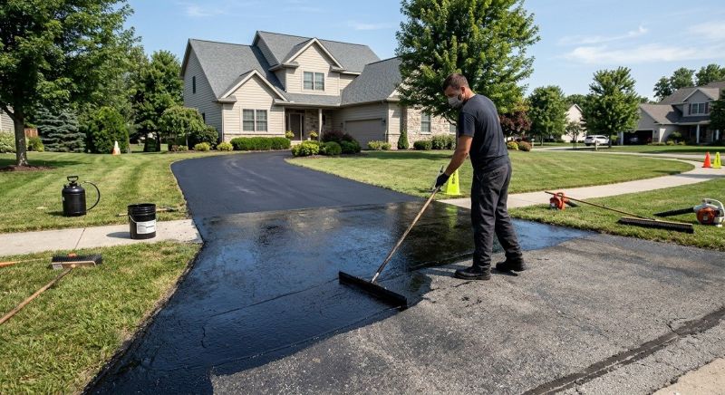 Residential Driveway Sealcoating in Fort Collins, CO