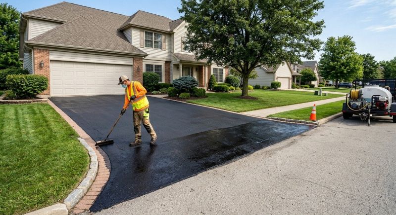 Residential Driveway Sealcoating in Greenville, SC